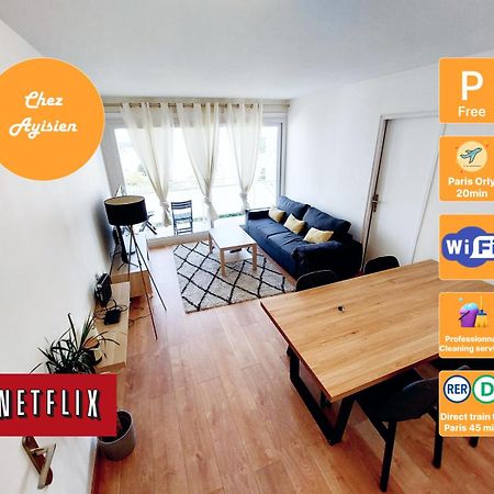 Beautiful & Cosy 3 Bedrooms Full Accommodation Ris-Orangis Exterior photo